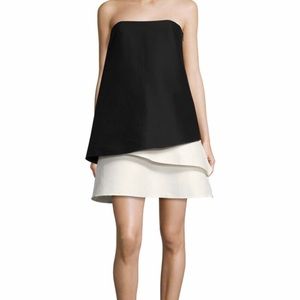 Halston Heritage colorblock dress